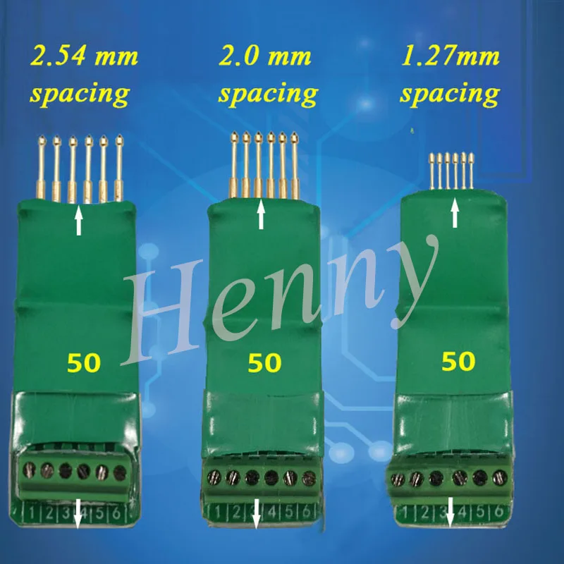 Один зонд PCB 2 54 0 1 27 JTAG программа загрузки теста иглы пружины (с защитой от