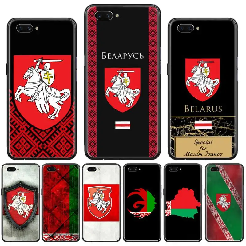 

Belarus flag Phone Case For OPPO F 1S 7 9 K1 A77 F3 RENO F11 A5 A9 2020 A73S R15 REALME PRO cover funda