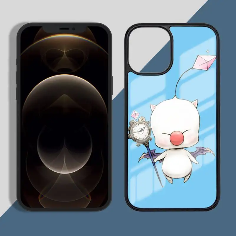 

Final Fantasy Moogle Phone Case PC for iPhone 11 12 pro XS MAX 8 7 6 6S Plus X 5S SE 2020 XR