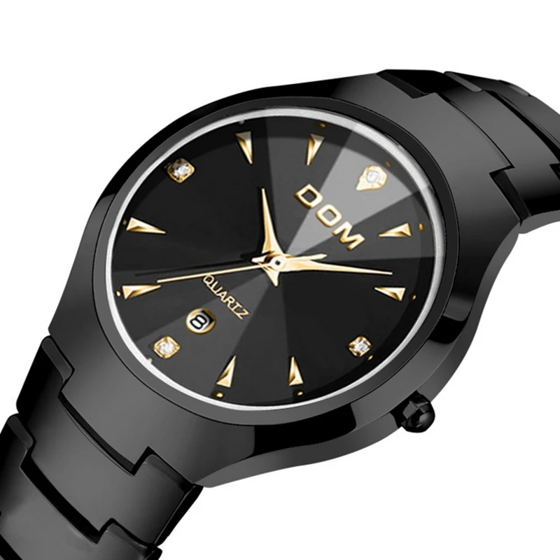 Муж DOM бренд хит продаж Классические брелок вольфрамная сталь Ремешок сапфировое