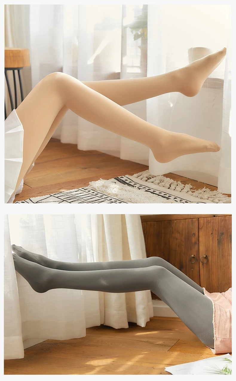 Осенние женские колготки, колготки, кашемировые, Collant Femme, сексуальное теплое платье, черные чулки, Collants, бархатные леггинсы, бесшовные трусики