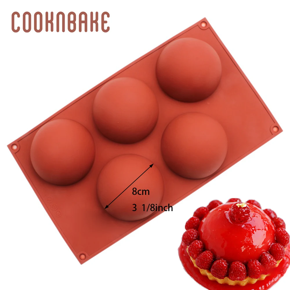 COOKNBAKE силиконовая купольная форма для торта Круглый ручной работы инструмент для мыла шоколадные конфеты форма для выпечки хлеба торта оборудование для выпечки формы для желе, пудинга