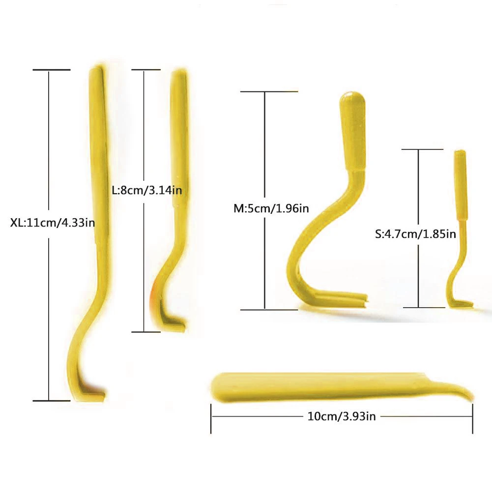 

5pcs/lot Pet Cats Dog Tick Removal Tool Flea Louse Clipper Dual Teeth Cleaning Mites Twist Hook Remover Pet Supplies