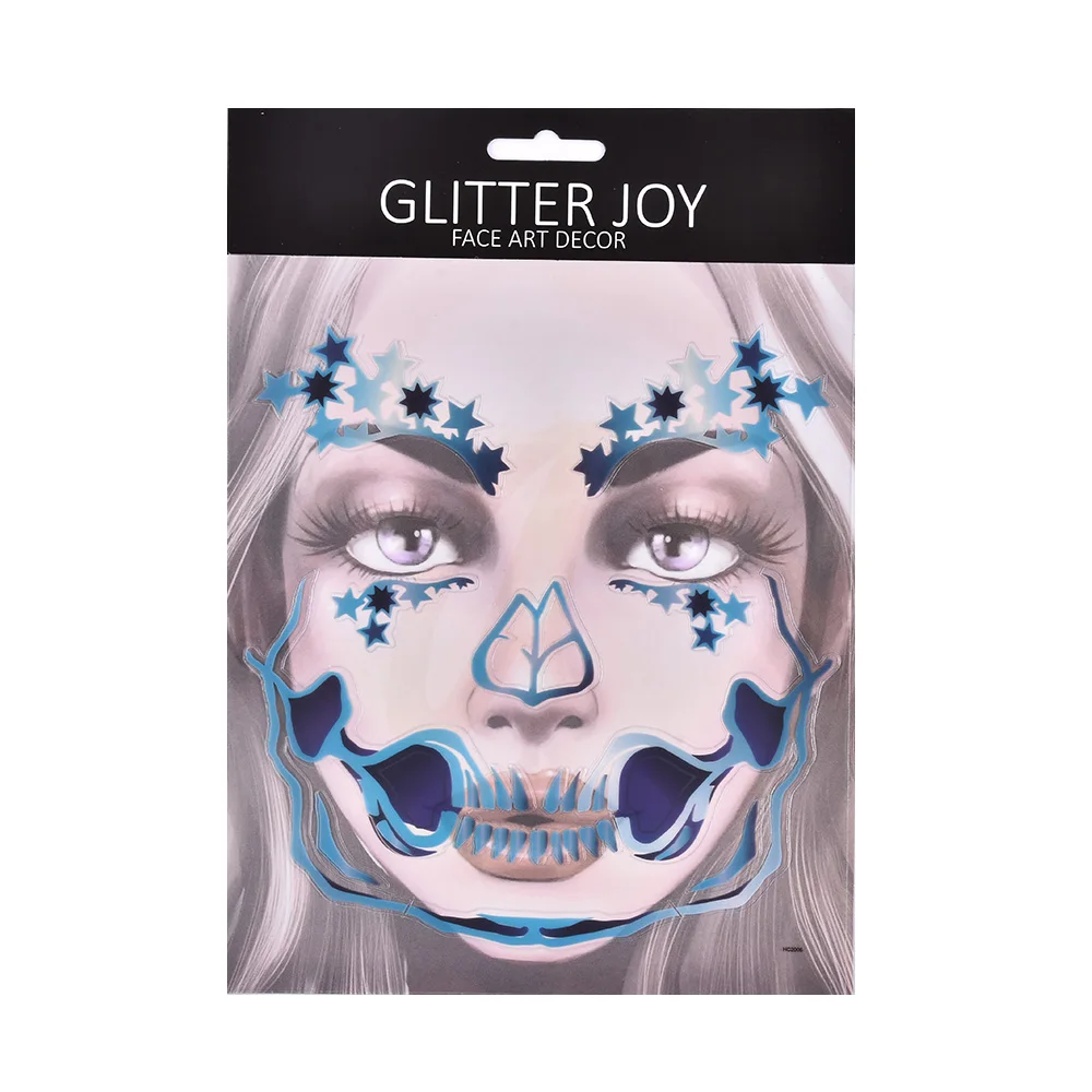 Новинка 2021 стикер для макияжа лица на выпускной глаз временная татуировка