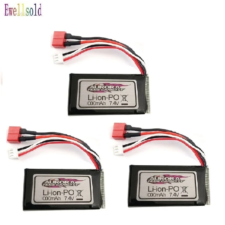 1 3 шт. Xinlehong Q901 Q902 Q903 1/16 2 4G R/C запчасти для грузовиков 7 4 В 1000 мАч литий полимерный