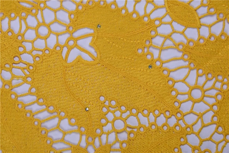 New Light Purple African Lace Fabric Water Soluble Guipure French Lace Fabric High Quality Nigerian Lace Fabric For WeddingA1668