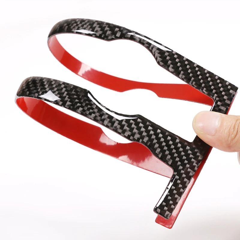 

Car Central Console Switch CD Air Conditioning Panel Frame Sticker Trim For BMW X5 X6 E70 E71 2008-2013 Carbon Fiber Decals