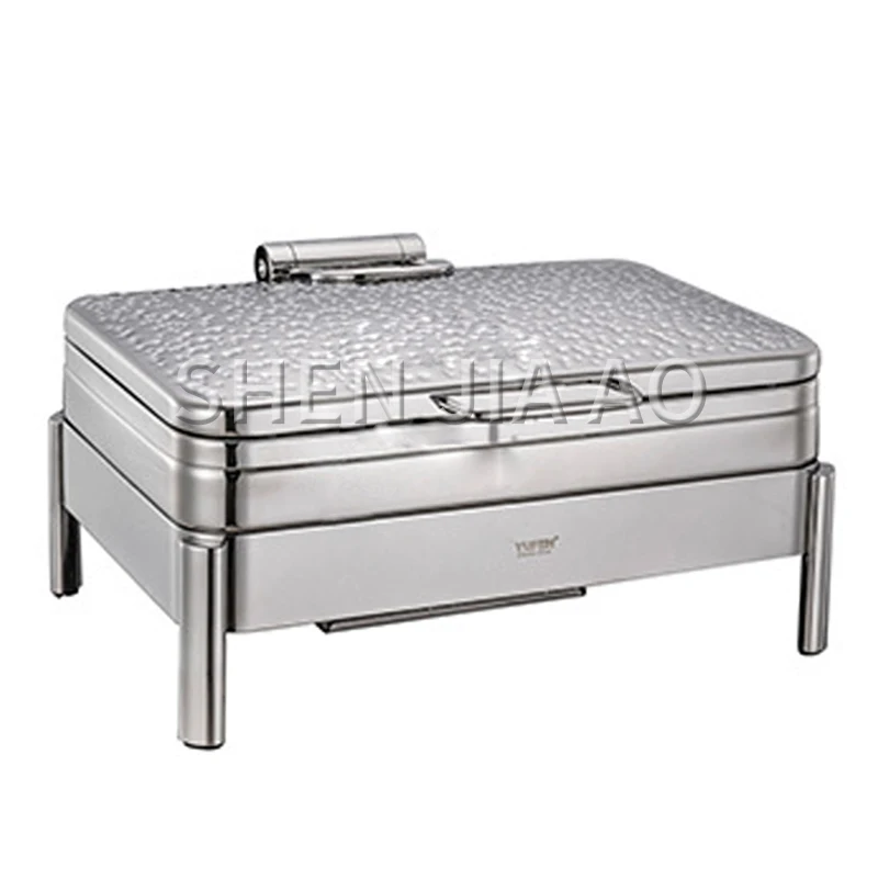 9л нержавеющая сталь Соус печь квадратный суп плита соус контейнер для соуса