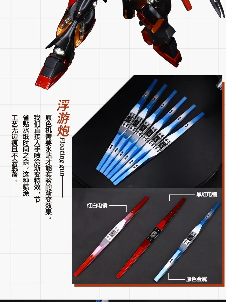 BANDAI MG 1/100 RX-93-V2 Hi-V-воина гундама панель с карточками модель Wandai металлический раскраска игрушки Фигурки