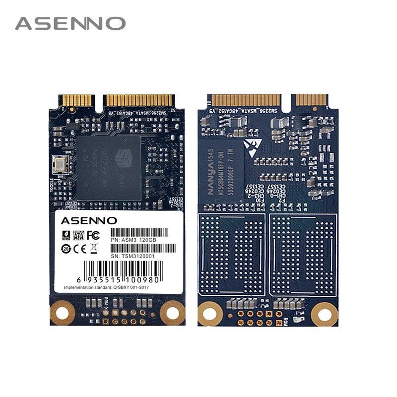 Asenno SSD msata 480gb жесткий диск Mini SATA msata SSD 120GB 240GB Внутренний твердотельный диск