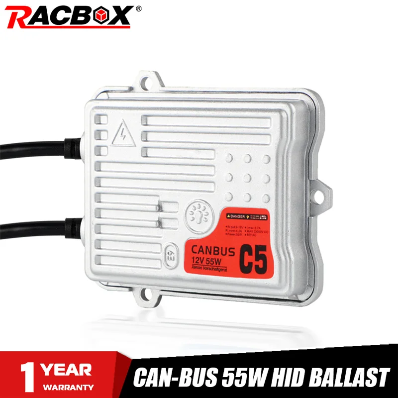 55 Вт HID Canbus блок зажигания без ошибок для ксеноновой лампы комплект