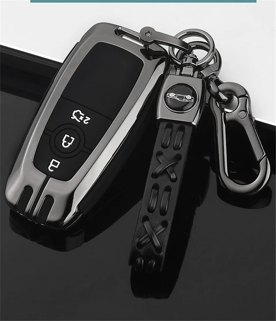 Copertura della cassa chiave dell'automobile per Ford Fusion Mustang Explorer F150 F250 F350 2017 2018 EcoSport Edge S-MAX Ranger Lincoln Mondeo fiesta - Hd0978ddd453e4f5f856d672c0f16908bL