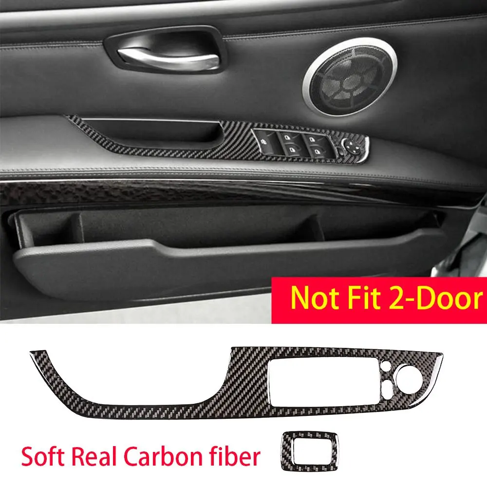 

Крышка кнопки переключения дверей и окон из углеродного волокна для BMW E9 M3 2007-2013