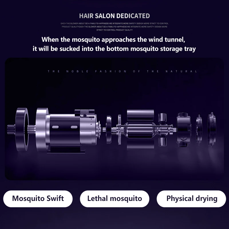 Электрическая лампа-ловушка для комаров светодиодный насекомых средство против