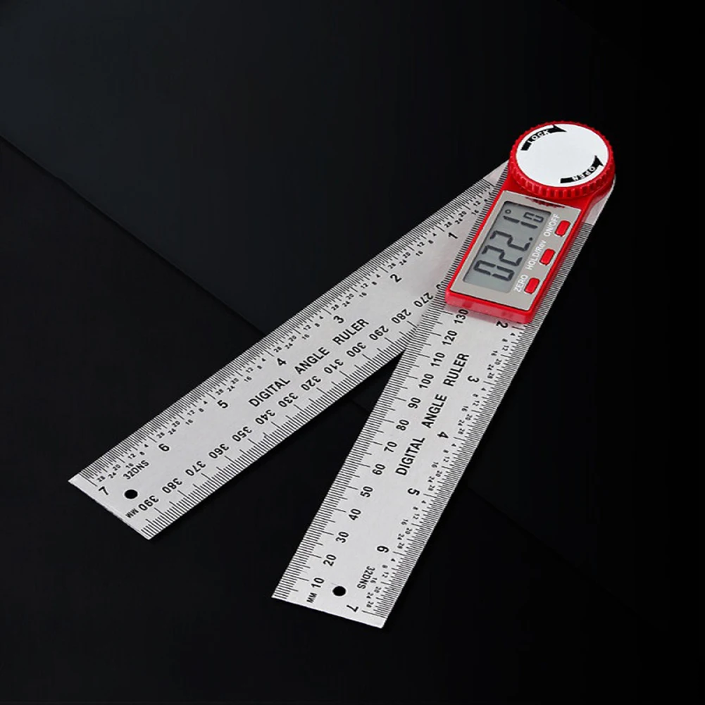 

Digital Angle Meter Ruler Inclinometer Electron Goniometer Protractor Angle Level Finder Scale Measuring Tool 0-200mm 0-300mm