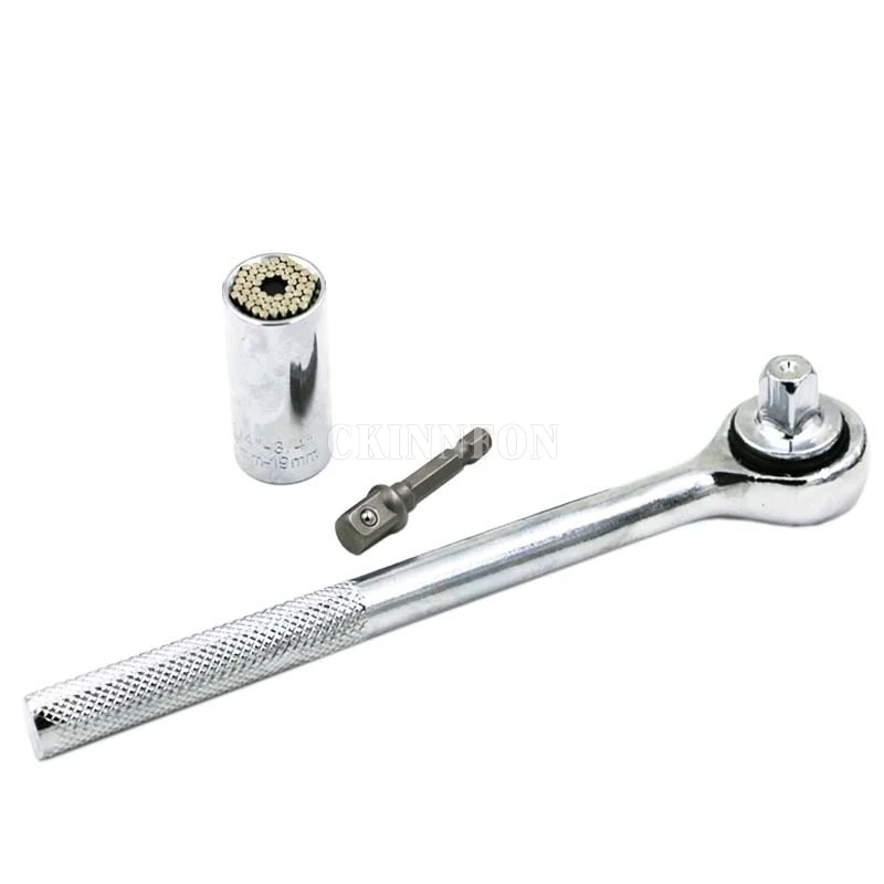 

Набор универсальных гаечных ключей с храповым механизмом, 10 наборов, 7-19 мм