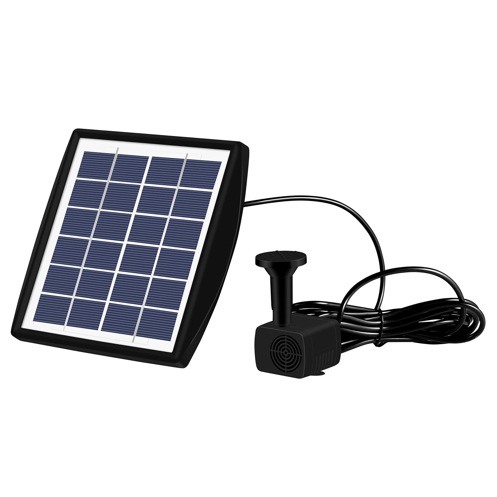 

Floating Solar Fountain Swimming Pool Automatic Fountain Pump Waterproof Plastic Efficient Garden Aquarium Spray Nozzle 2W 6V