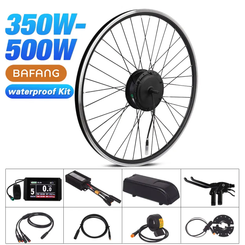 

BAFANG 36V 350W 48V 500W ebike Electric bike conversion kit SWX02 8fun brand without battery LCD display RM G020.350/500.D DC