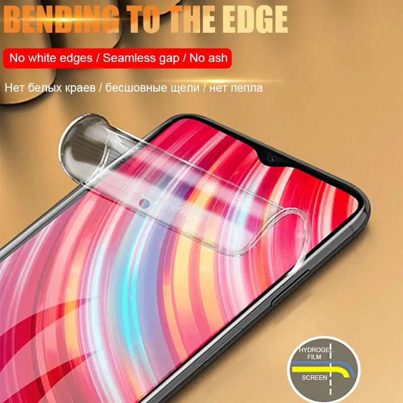 20D Cuver полная защитная пленка для Xiaomi Redmi Note 8 7 6 Pro A2 Lite Защитная экрана 6A 5 Plus