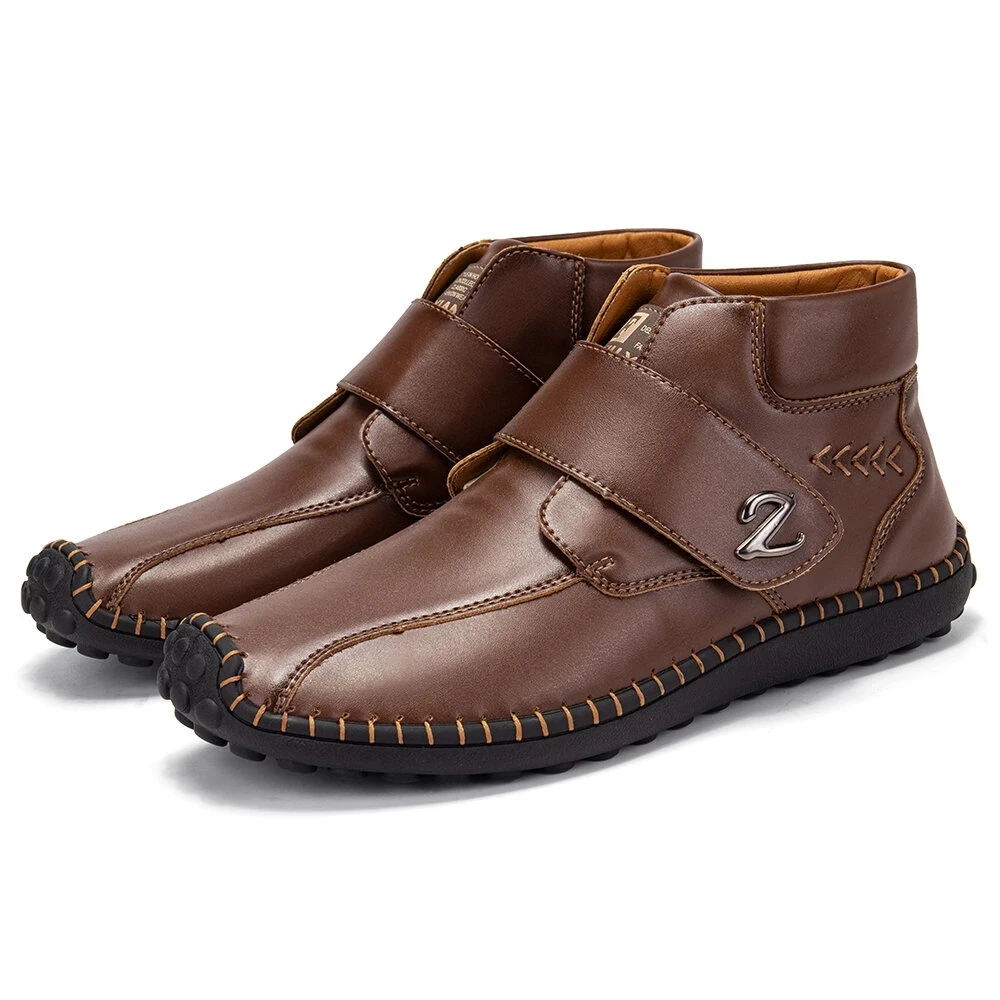 

Nice Pop men shoes Handmade Winter Warm Male Boots Waterproof and Non-Slip Boots Fashion Men Casual Shoes big size 39-48