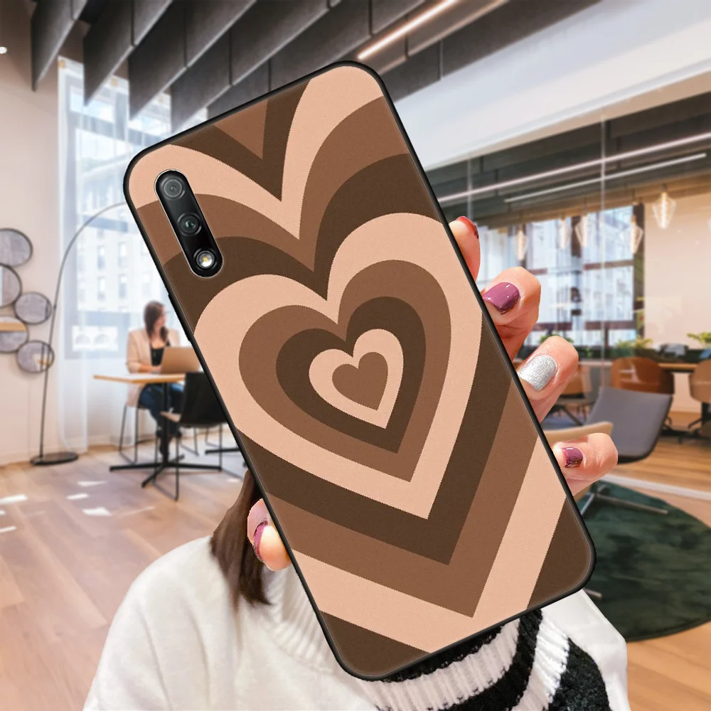 Чехол для телефона Huawei Honor 9X 9 9A 10 20 8X 8A 8S 7X 7A i 6A Pro Play Lite черный роскошный брендовый