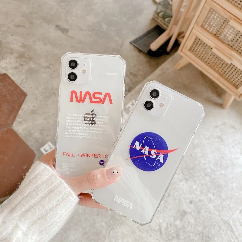 

Luxury Transparent TPU Case for IPhone 12 Pro 11 12Mini X XR XS Max 7 8 Plus SE 2020 Clear Soft Silicone Fashion Shockproof Case