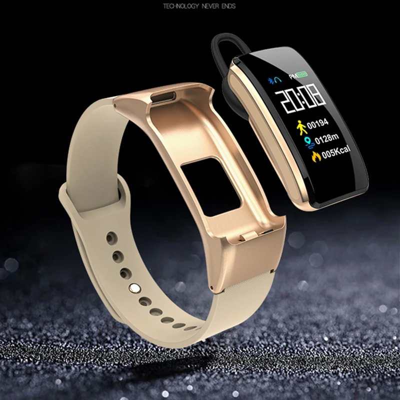 Смарт браслет с Bluetooth гарнитура Шагомер напоминание о звонке часы Для мужчин для