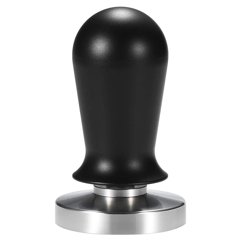 

58mm Calibrated Pressure Espresso Tamper Tool Barista Espresso Machine Tamper Flat Base 30Lbs Press, 304 Stainless Steel