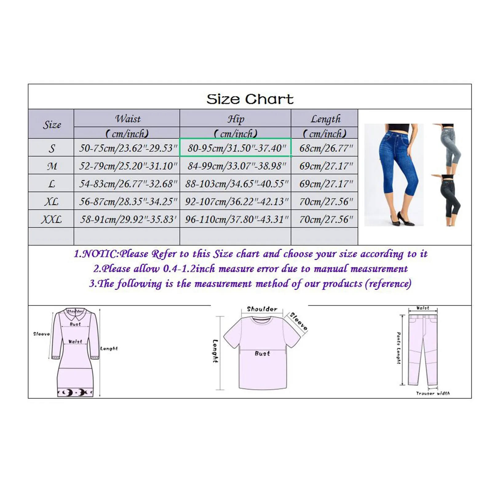 

2021new Hot Sale Leggins Tipo Jeans Women's Capris Imitation Jeans High Waist Elastic Leggings Tulumlar Ladies Elastic