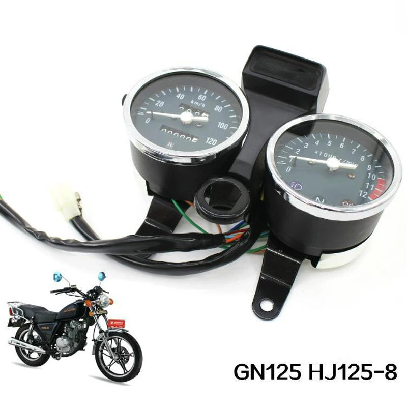 Тахометр для мотоцикла Haojue Suzuki Lifan Skygo GN125 GN125H HJ125-8 дисплей скорости Techo Meter Clock