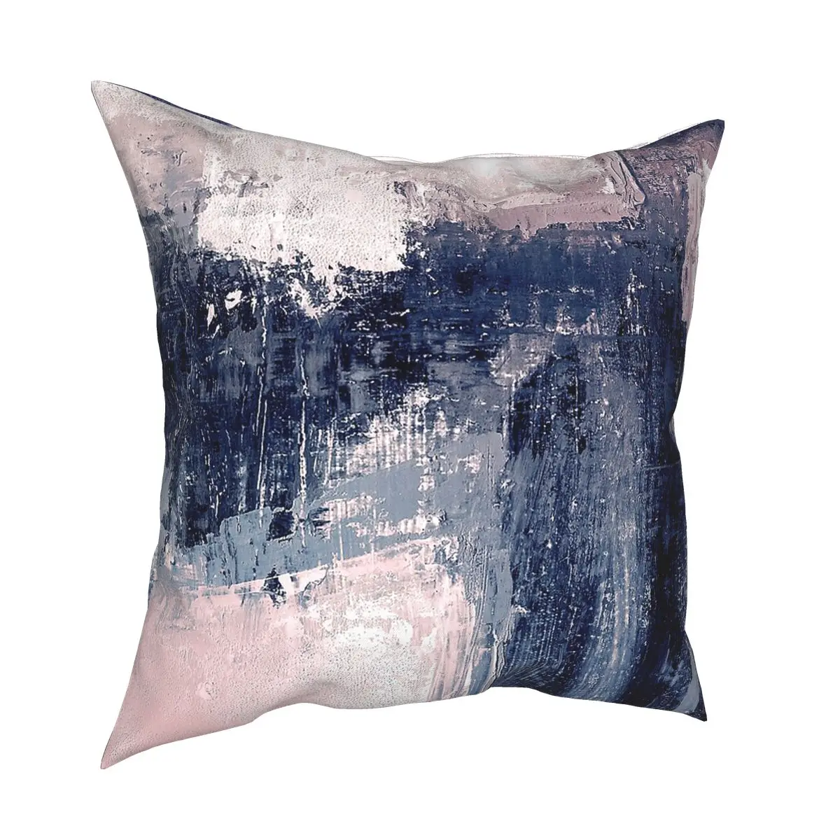 

Розовая и темно-синяя наволочка с абстрактным рисунком, домашняя декоративная наволочка для подушки, наволочка для гостиной, двусторонняя ...
