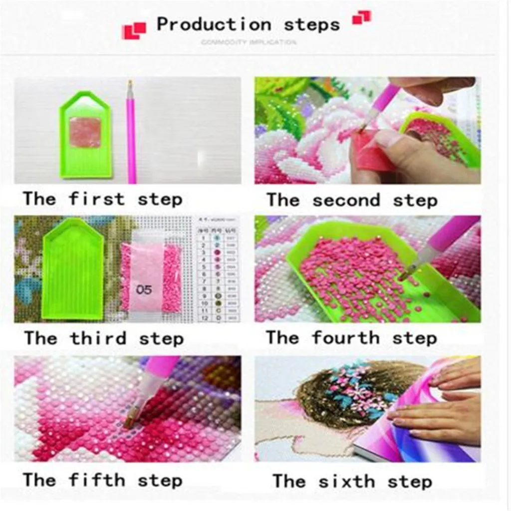 

5D DIY Diamond Painting Full Circle Cartoon Combination Mosaic Rhinestone Embroidery Home Decoration