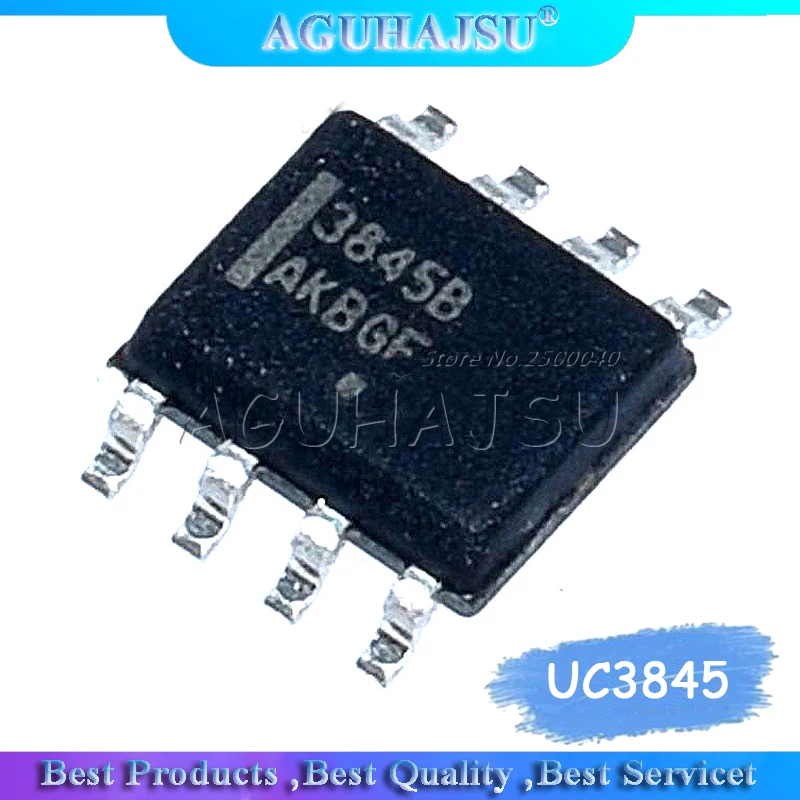 10 шт. UC3845 UC3845B 3845B UC3845BDR2G SOP 8|Интегральные схемы| |