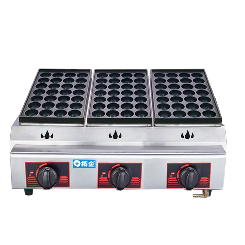 

Инфракрасная газовая трехуровневая печь для рыбных шаров с 28 отверстиями, твердая плоская керамическая плита, горшок-осьминог