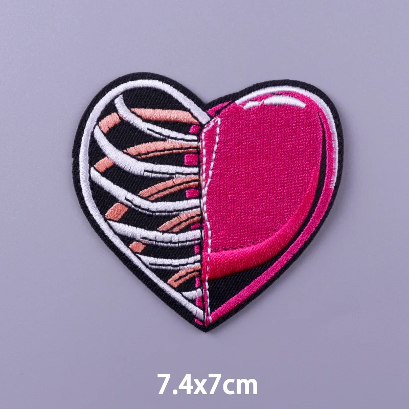 Симпатичные Мультяшные радужные нашивки с вышивкой динозавров термоклейкие в