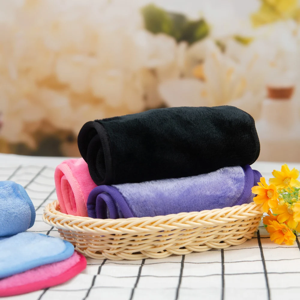 1 шт. многоразовые салфетки для снятия макияжа из микрофибры прибор очистки кожи