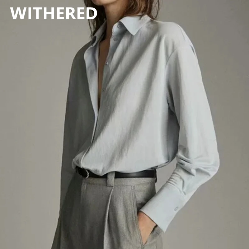 

Дамская винтажная офисная блузка в английском стиле Dave & Di, модные женские блузки 2020, свободные рубашки, Женские топы и блузки