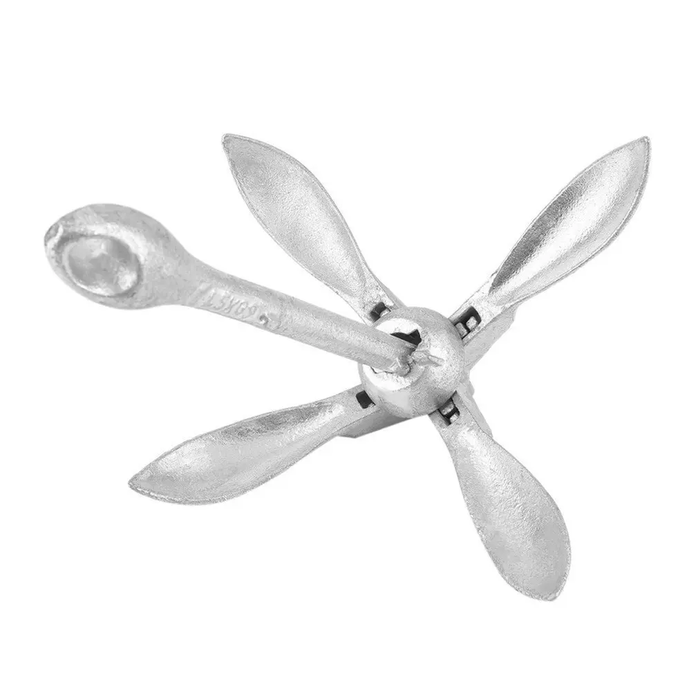 Складной портативный дизайн оцинкованный 1 5 кг якорь для каноэ каяк плот лодка