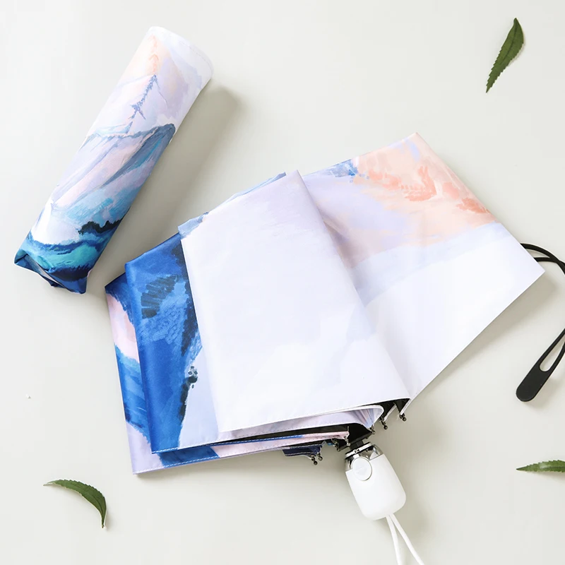 

Automatic Ultralight Umbrella Foldable Portable Ladies Pocket Uv Protection Umbrella Paraguas Mujer Rain Gear Umbrellas DB60YS