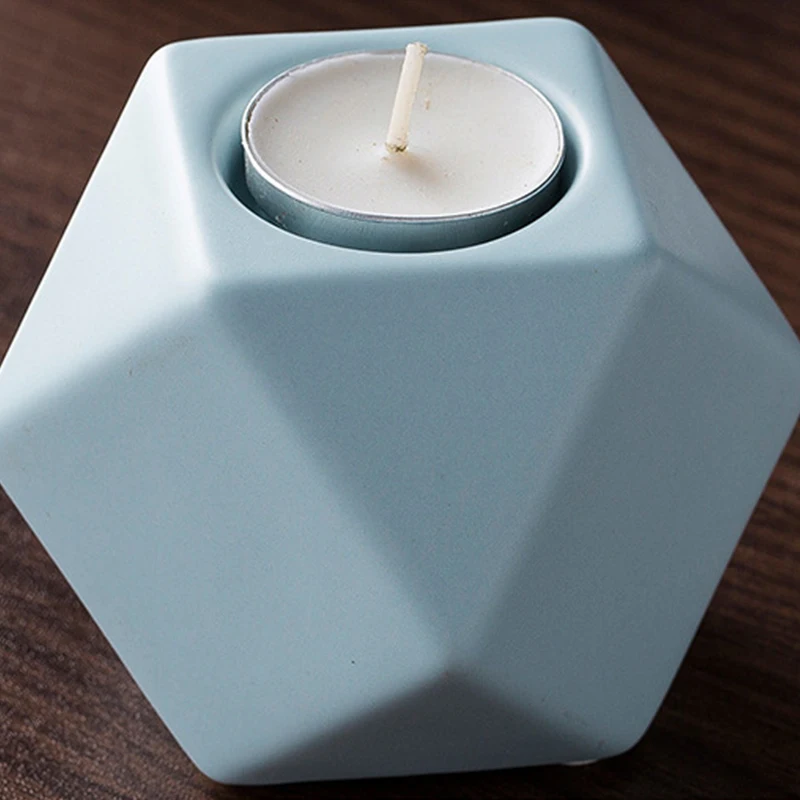 

1PC Nordic Home Candle Holder Candle Ceramic Candlestick Decoration Romantic Candlestick Wedding Gift Ceramic Candlestick