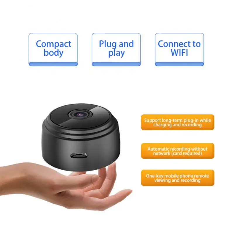 

Мини-камера A9 Беспроводная с поддержкой Wi-Fi, 1080P