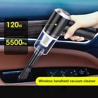 usb rechargeable cordless 6000pa 120w portable handheld powerful wireless car vacuum cleaner for suv truck home office pet hair