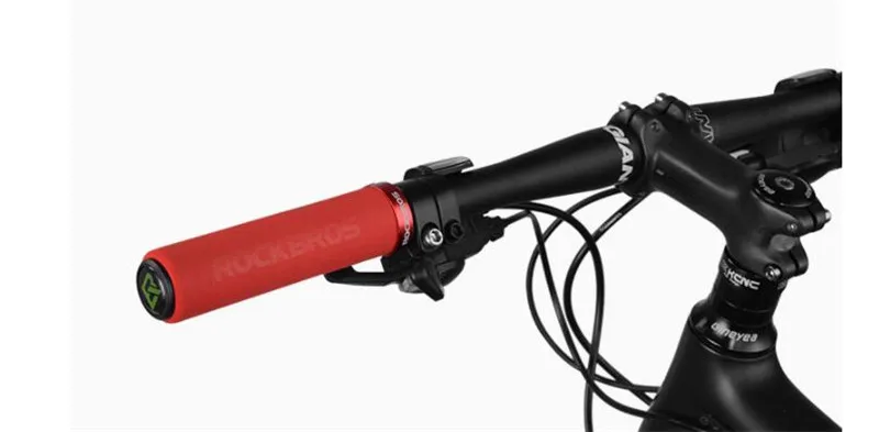 Рокброс велосипедные ручки для велосипеда MTB силиконовая губка велосипедный замок на ручки против-занос, удар-поглощая велосипедная часть