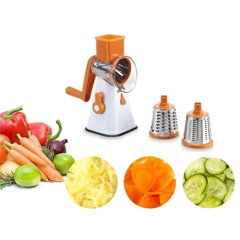 

Multislicer 24 in 1 in One Manual Slicer High Performance Vegetable Cutter Cheese Grater Stainless Steel Blades Kitchen Tool