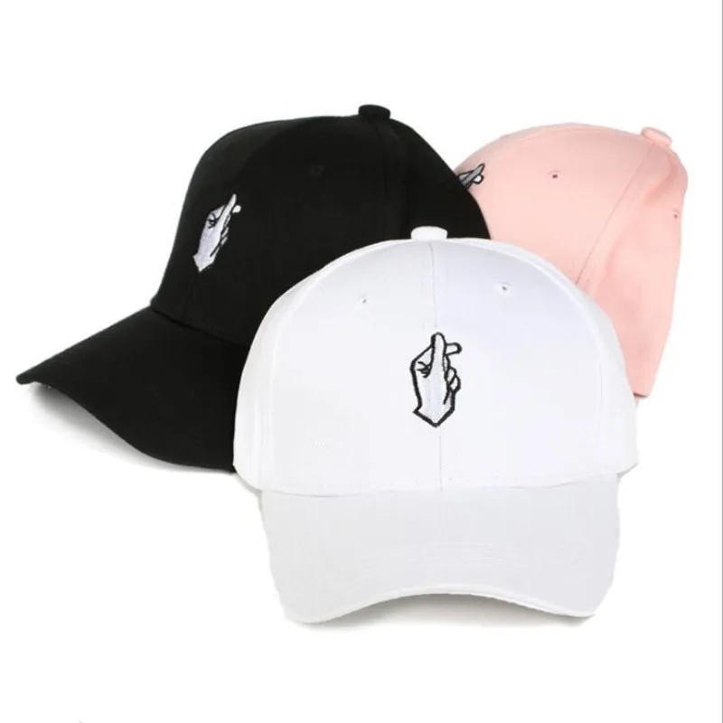 

Cotton Hat with Adjustable Visor for Men and Women Cotton Cap with Rose Design Love Gestures Baseball Cap Unisex