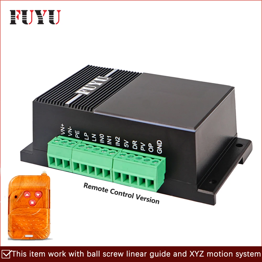 

FUYU Linear Guide Stepper Motor Controller for Industrial Single Axis Pulse Controller[Remote Control]