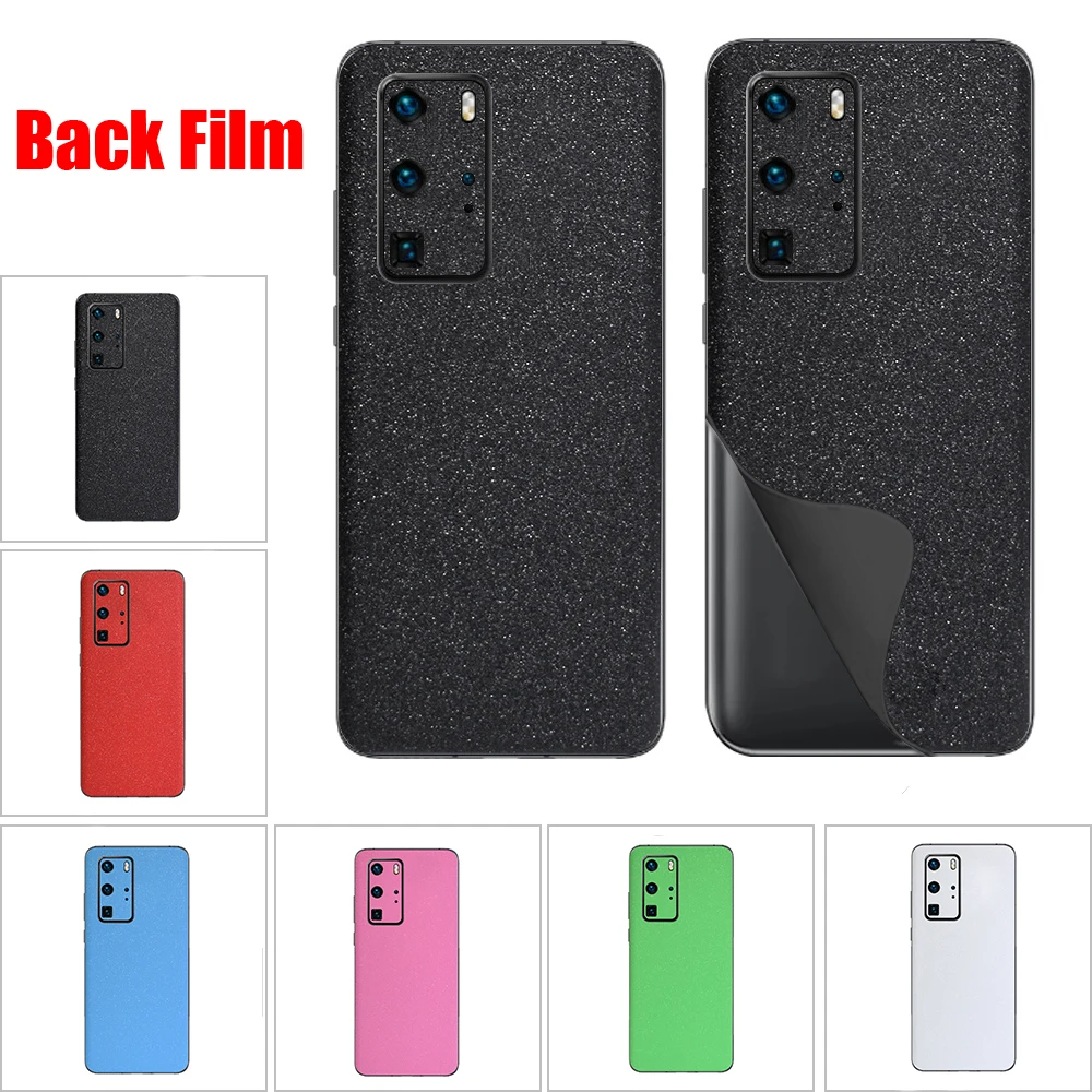 Матовая задняя пленка для Huawei Mate 20 Pro 20X 30 40 P30 Lite защитная наклейка Мерцающая