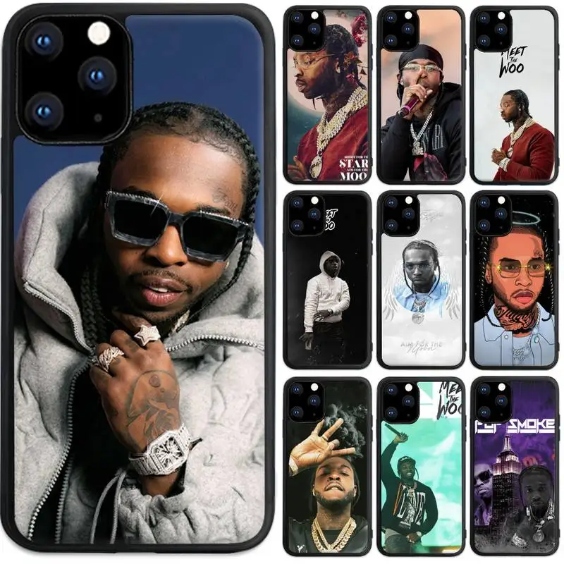 

American Rapper Pop Smoke Phone Case For Iphone 5 SE 2020 6 6s 7 8 plus X Xr XS 11 12 13 Mini Pro Max PC Fundas Cover