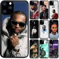 american rapper pop smoke phone case for iphone 5 se 2020 6 6s 7 8 plus x xr xs 11 12 13 mini pro max pc fundas cover