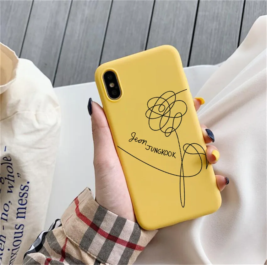 HHSR-23087 Kpop чехол для телефона для iPhone X 7 Plus XS чехол TPU Мягкий силиконовый чехол для телефона iPhone 6S 8 6 Plus XS Max чехол - Цвет: HHSR-23087